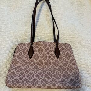 Kate Spade Mauve Floral Shoulder Bag